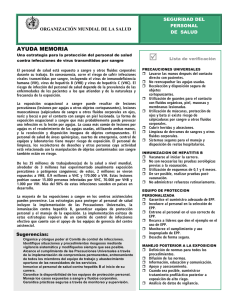 Ayuda memoria de la OMS sobre seguridad de los trabadores de salud pdf, 139kb