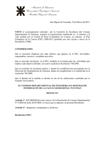 Resoluci n 4 del Consejo Departamental de Sistemas