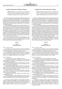 ORDEN 54/2010, de 22 de diciembre, de la Conselleria de Economía, Hacienda y Empleo