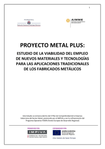 informe final aplicaciones alternativas a los metales metal iii