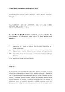 Archivo Médico de Camagüey 2004;8(5) ISSN 1025-0255  PRESENTACIÓN DE TRES CASOS