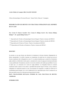 Clínica Estomatológica Provincial Docente “Ismael Clark y Mascaró”.Camagüey. DE UN CASO