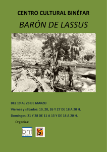 Exposición \ BARÓN DE LASSUS\