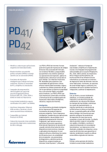 PD 41/ 42 Impresoras comerciales