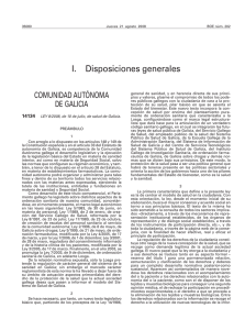 Ley 8/2008, de 10 de julio, de salud de Galicia