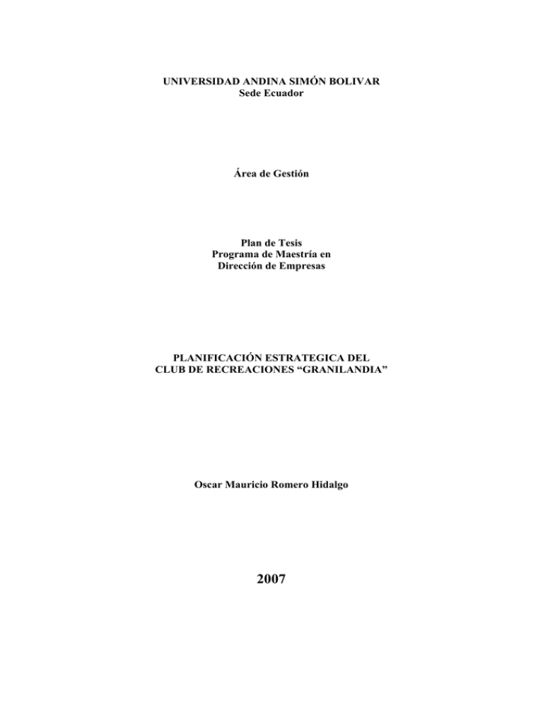 T0488 MBA Romero Planificaci n pdf