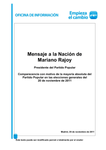 El Partido Popular ha ganado las Elecciones Generales celebradas este domingo en Espa a. Y lo ha hecho con una amplia mayor a absoluta, con una cifra hist rica de 186 esca os del Congreso de los Diputados