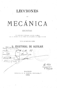 MECÁNICA LECCIONES ESCRITAS 1 8 8 4