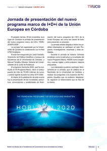Jornada de presentación del nuevo Europea en Córdoba