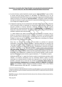Comentarios a la consulta sobre “Pagos Parciales” en la ejecución... Licitación Pública Nro. 002-2014-MINEDU/VMGP/MATERIALES EDUCATIVOS