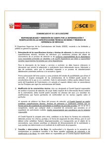 COMUNICADO Nº 011-2013-OSCE/PRE