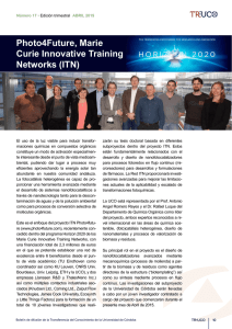 Photo4Future, Marie Curie Innovative Training Networks (ITN)