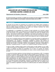 Ir a Análisis de los Planes de Salud del Sistema Isapre a Enero 2008