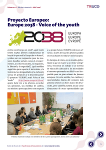 Proyecto Europeo: Europe 2038 - Voice of the youth