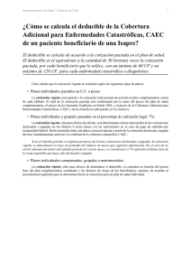 ¿Cómo se calcula el deducible de la Cobertura