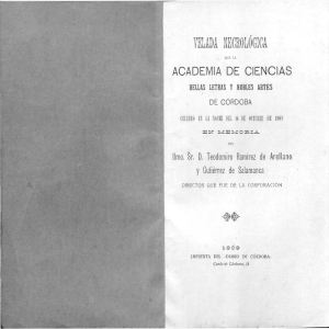 VELADA  NECROL&Oacute;GICA ACADEMIA  DE  CIENCIAS lim T