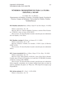 2013 - Números cromosómicos para la Flora Española - Lagascalia 33.pdf