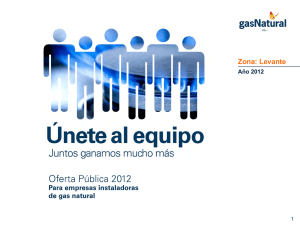 Oferta Pública 2012 Gas Natural