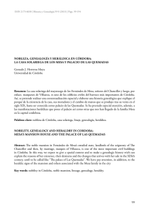 Gonzalo J. Herreros Moya Universidad de C&oacute;rdoba