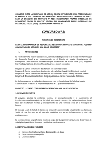 LL5 TDR concurso contrataci n de responsable t cnico - Loreto