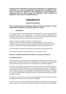 LL6 TDR concurso contrataci n de responsable t cnico - Jhugu Poi - Loreto