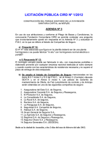 ADENDA 3: CONSTRUCCI N DEL PARQUE SANITARIO DE LA XVIII REGI N SANITARIA-CAPITAL del MSPyBS