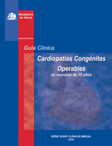 Ir a Guía clínica: Cardiopatías congénitas operables en menores de 15 años
