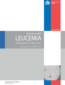 Ir a Guía Clínica: Leucemia en personas de 15 años y más