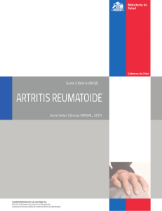 Ir a Guía Clínica: Artritis reumatoide