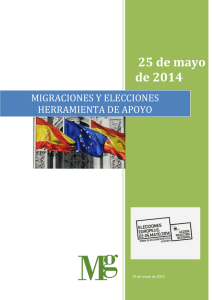 MIGRACIONES Y ELECCIONES. HERRAMIENTA DE APOYO