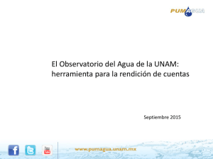 El Observatorio del Agua de la UNAM: herramienta para la rendición de cuentas (PDF, 1.7 Mb)