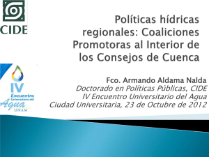 “Políticas hídricas regionales: el rol de los consejos de cuenca” (PDF, 754 KB)