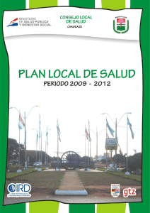 1 Plan Local de Salud del Distrito de Caaguazú  2009 -...