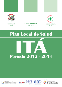 TÁ I Plan Local de Salud Periodo 2012 - 2014