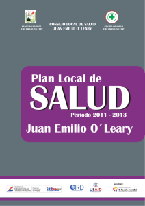 SALUD Plan Local de Juan Emilio O´Leary CIRD