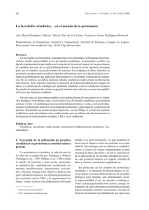 La inevitable estadística… en el mundo de la proteómica