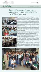 Tecnológico de Naranjos Veracruz visita instalaciones de ICE Zacatenco NOTICIAS