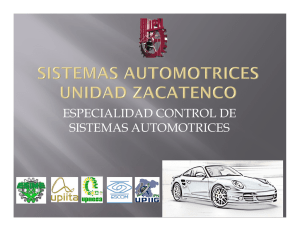 ESPECIALIDAD CONTROL DE SISTEMAS AUTOMOTRICES​