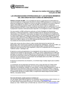 Pre-exercise Spanish media advisory pdf, 27kb