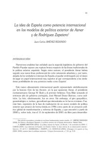 La idea de España como potencia internacional en los modelos de política exterior de Aznar y de Rodríguez Zapatero.pdf