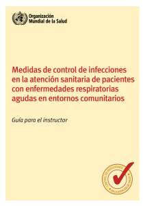Medidas de control de infecciones en la atención sanitaria de pacientes
