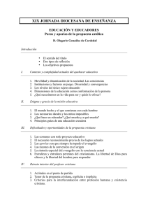 D. Olegario González de Cardedal: Educación y Educadores