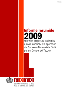 Informe sobre los progresos realizados a escala mundial - 2009 pdf, 543kb