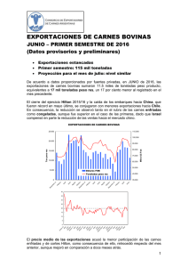 Informe: Exportaciones Junio 2016 Descargar