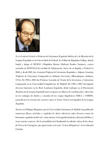 Nota biográfica de Juan Carlos Conde