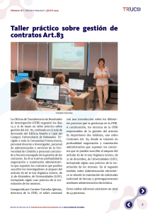 Taller práctico sobre gestión de contratos Art.83