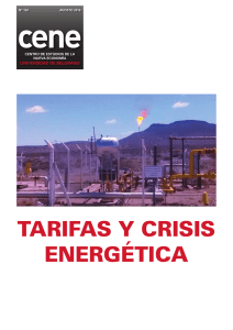 Tarifas y crisis energ tica