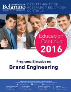 Programa Ejecutivo en Brand Engineering