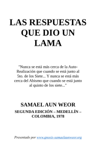 1977 Samael Aun Weor Las respuestas que dio un Lama