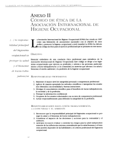 Código de ética de la Asociación Internacional de Higiene Ocupacional, Resumen del Plan Regional de Salud de los trabajadores de la OPS pdf, 323kb